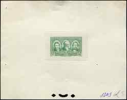 ALGERIE 150 : Pionniers, épreuve D'atelier Avec Cuvette En Vert, Avec Perforation Et Référence De La Couleur, TB - Lettres & Documents