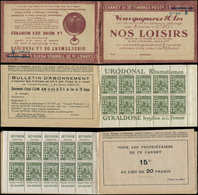 ALGERIE Carnet 9C : 40c. Olive, S. 115, NOS LOISIRS/REINE Des MONTRES, TTB, Cote Et N° Maury - Autres & Non Classés