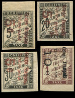 * CONGO 8/.11 : Taxe Duval, La Série Surch. De 1892, TB. Br - Sonstige & Ohne Zuordnung