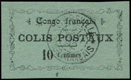 CONGO Colis Px 1 : 10c. Noir Sur Bleu, Obl., TB - Sonstige & Ohne Zuordnung