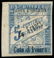 * COTE D'IVOIRE Colis Px 16 : 4f. Sur 5c. Bleu, TB. Br - Sonstige & Ohne Zuordnung