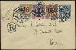 Let GABON 66, 74 Et 77 Obl. Càd LIBREVILLE 28/6/13 S. Env. Entier Rec. 15c. Bleu De CG, TB - Sonstige & Ohne Zuordnung