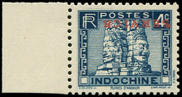 * INDOCHINE Service 4a : 4c. Bleu, Surch. RENVERSEE, TB - Sonstige & Ohne Zuordnung