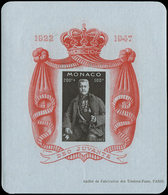 ** MONACO BF 2Aa : Louis II, Papier Bleuté, Gomme Lisse, TB - Blocs