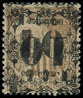 (*) NOUVELLE CALEDONIE 12d : 10 S. 30c. Brun, DOUBLE Surch. Dont Une RENVERSEE, TB - Lettres & Documents