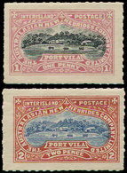 ** NOUVELLES HEBRIDES Postes Locales 1p. Et 2p., Interisland Postage, TB - Sonstige & Ohne Zuordnung