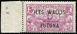 ** WALLIS ET FUTUNA 37a : (3f.) Sur 5f. Lilas, SANS Surcharge 3f., Bdf, TB - Lettres & Documents