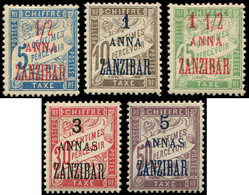 * ZANZIBAR Taxe 1/5 : La Série Duval, TB - Sonstige & Ohne Zuordnung