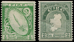 * IRLANDE 40a(B) Et 43a(B) : Timbres De Roulettes, TB - Ungebraucht