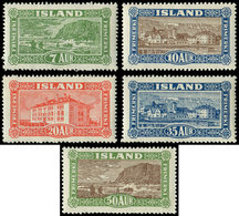 ** ISLANDE 115/19 : Vues Diverses, TB - Neufs