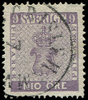 SUEDE 7 : 9ö. Violet-brun, Obl. Càd, TB - Neufs