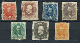 BRESIL 23A/29A : Pedro II, Papier Blanc, * Et (*), TB - Other & Unclassified
