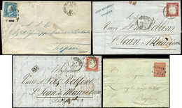 Let Italie, Anciens Etats, 4 Lettres Affr. Sicile, Sardaigne (2) Et Toscane, B/TB - Andere & Zonder Classificatie