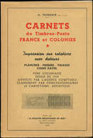 A. Tessier, Carnets De Timbres Poste, France Et Colonies, 1956, TB - Autres & Non Classés