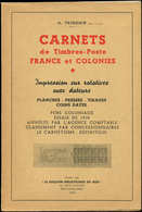 A. Tessier, Carnets De Timbres Poste, France Et Colonies, 1956, TB - Other & Unclassified