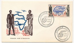 DAHOMEY => FDC - Fondation D'Air Afrique - 17 Fevrier 1962 - Bénin – Dahomey (1960-...)