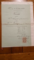 ACTE NOTARIE  ISSOIRE JUILLET 1883 AVEC TIMBRE - Documents Historiques