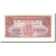 Billet, Grande-Bretagne, 1 Pound, Undated (1956), KM:M29, NEUF - Forze Armate Britanniche & Docuementi Speciali