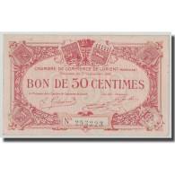 France, Lorient, 50 Centimes, 1915, TTB, Pirot:75-1 - Chambre De Commerce