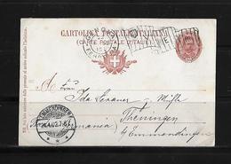 1902 Italy → King Victor Emmanuel III Genoa Flag Commemorative Postmark On Cover - Entero Postal