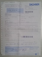Netherlands: Parcel Form, 2018, Dachser Private Postal Service, Dutch Form For Parcel From Austria, Bulletin (folds) - Cartas