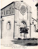 Evénements >TREMBLEMENT DE TERRE 11 JUIN 1909  //////////////13-SAINT CANNAT L'EGLISE - Catastrophes