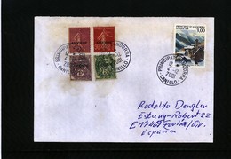 French Andorra 2001 Interesting Letter - Lettres & Documents