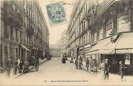 Delcampe - - Paris -ref-C547-  Rue Camille Desmoulins - Cafe - Cafes - Carte Bon Etat - - Paris (11)
