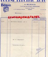 16- ANGOULEME - RARE FACTURE FOURNI ELECTRIC AUTO- A. BUJEAUD- 7 RUE DE LIMOGES- FULMEN-1963 - Automovilismo