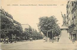 - Paris -ref-C520- Boulevard Saint Marcel - Statue De Jeanne D Arc - Statues - Carte Bon Etat - - Arrondissement: 13