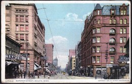 USA United States Duluth 1911 / Superior Street / Tramway - Duluth