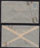 Brazil Brasil 1938 Censor Airmail CAM AEREA MILITAR RIO To PORTO ALEGRE - Luchtpost (private Maatschappijen)