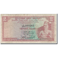 Billet, Ceylon, 2 Rupees, 1974-08-27, KM:72a, B+ - Sri Lanka