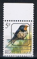 Belgie OCB 827 (**) - Sobreimpresos 1986-96 (Aves)