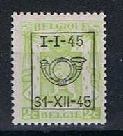 Belgie OCB 529 (*) - Typo Precancels 1936-51 (Small Seal Of The State)