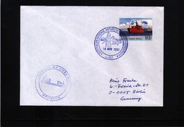 Australian Antarctic Territory 1991 Casey Australian National Antarctic Research Expeditions Ship MV ICEBIRD - Lettres & Documents