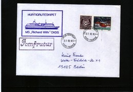 Norway 1993 Ship MS Richard With Interesting Cover - Other & Unclassified