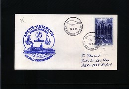 Norway 1983 Arktis Cruise With Ship World Discoverer Interesting Cover - Autres & Non Classés