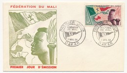 MALI => FDC - Fédération Du Mali - 7 Novembre 1959 - DAKAR - Mali (1959-...)