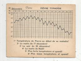 Fiche Cartonnée , Studia , école , C.S 22 , Fièvre Typhoïde , 1948 - Other & Unclassified