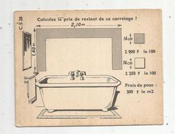 Fiche Cartonnée , Studia , école , C.S 28 , Prix De Revient, 1948 - Autres & Non Classés