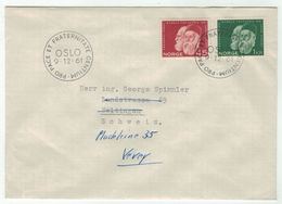 Norvège // Norge // Lettre Pour La Suisse 1er Jour 09.12.1961 - Cartas & Documentos