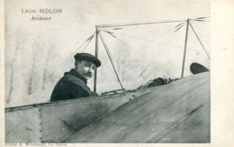 N°66822 -cpa Léon Molon -aviateur- - Aviateurs