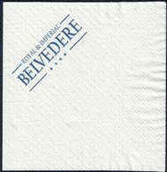 Grèce Serviette Publicitaire En Papier Advertising Paper Napkin Royal & Impérial BELVEDERE - Company Logo Napkins