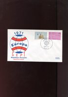 1971 Europa CEPT FRANCE FDC Joint Issue Chains - 1971