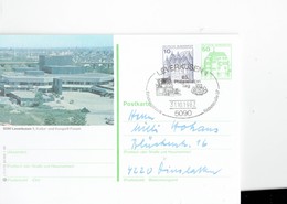 GERMANY 1982 - LEVERKUSEN  -POSTKARTE -OBL  "83 PHILATELISTEN TAG - ERHOLUNGSHAUS." 31.10.1982 - LEVERKUSEN KULTUR-UND K - Leverkusen