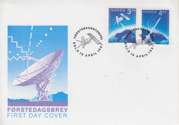 Enveloppe  FDC  1er  Jour   NORVEGE   Paire  EUROPA    1991 - 1991