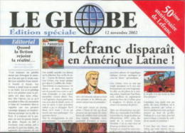 Martin - Special 50e Anniversaire De  Lefranc - Journal Promo Le Globe - Press Books