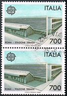 1987 - ITALIA / ITALY - EUROPA CEPT - ARCHITETTURA MODERNA / MODERN ARCHITECTURE. USATO - 1987