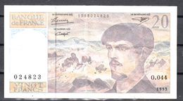 Frankrijk 1993, 20 Francs Nr 1088024823 - 20 F 1980-1997 ''Debussy''